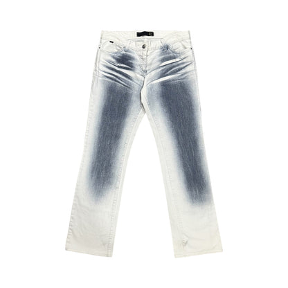 JUST CAVALLI SNOW DYED DENIM  PANTS