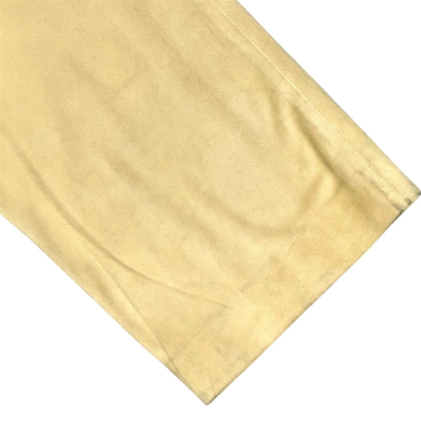VALENTINO BUCKLED SUEDE LEATHER PANTS