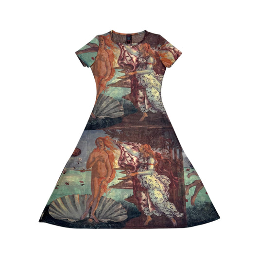 JEAN PAUL GAULTIER “BIRTH OF VENUS” MESH DRESS