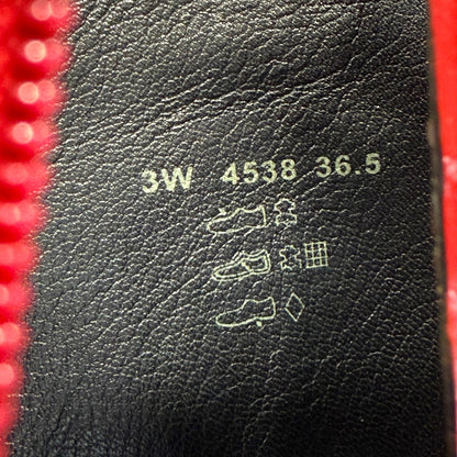 PRADA SPORT RED PATENT LEATHER BOOTS