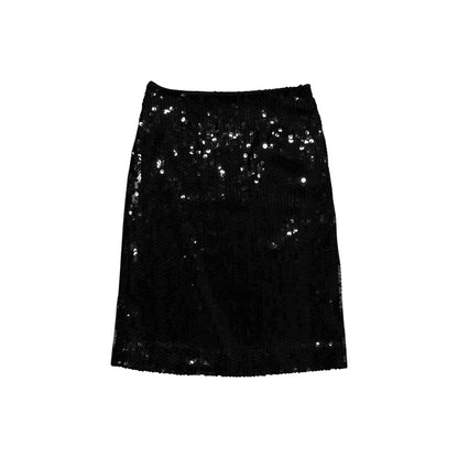 MOSCHINO BLACK SEQUIN SKIRT