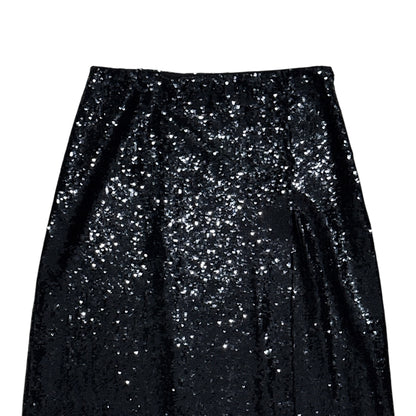MIU MIU BLACK SEQUINS SKIRT