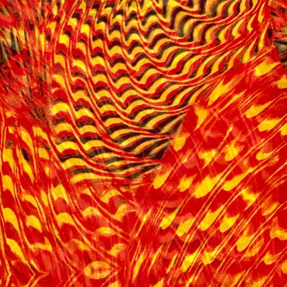 JEAN PAUL GAULTIER SPARROWS PRINTED TWIST MESH SET