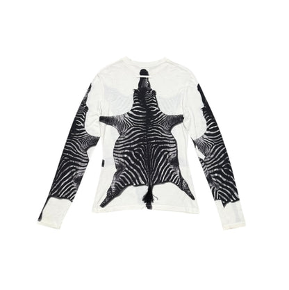 JEAN PAUL GAULTIER ZEBRA PRINT TOP