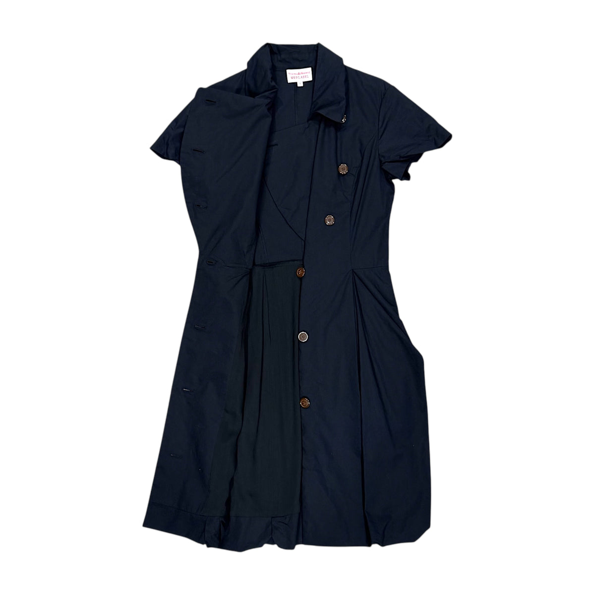 VIVIENNE WESTWOOD RED LABEL NAVY BUTTON UP DRESS