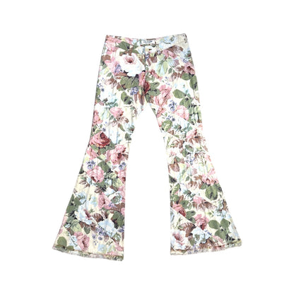 JUNYA WATANABE FLORAL FLARED PANTS