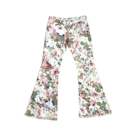 JUNYA WATANABE FLORAL FLARED PANTS