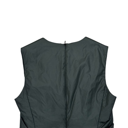 PRADA 00S GREEN NYLON DRESS