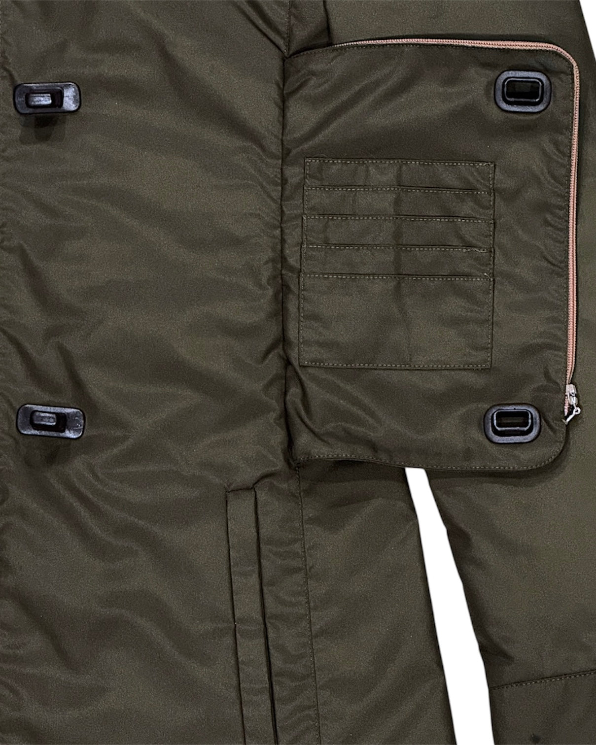 MIU MIU FW99 STASH POCKET NYLON TRENCH COAT