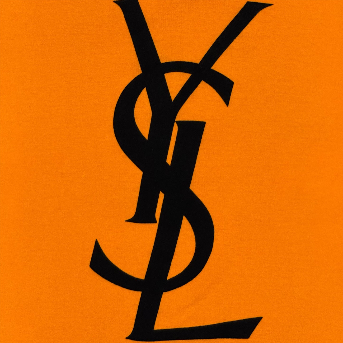 YVES SAINT LAURENT RIVE GAUCHE ORANGE LOGO TOP
