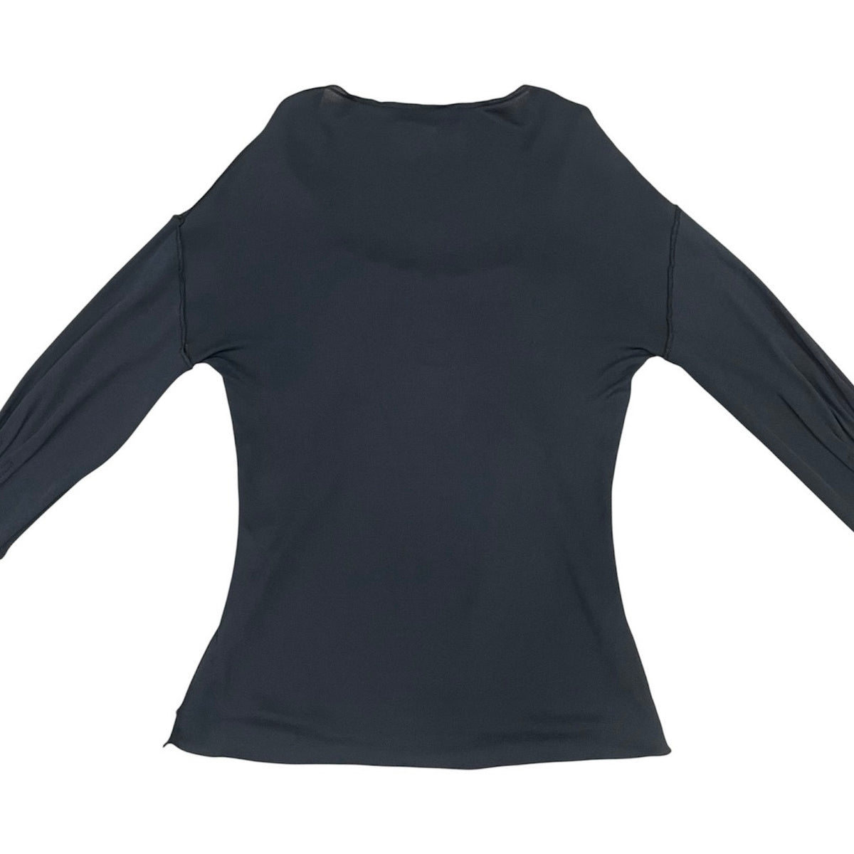 YVES SAINT LAURENT RIVE GAUCHE BLACK BLOUSES TOP