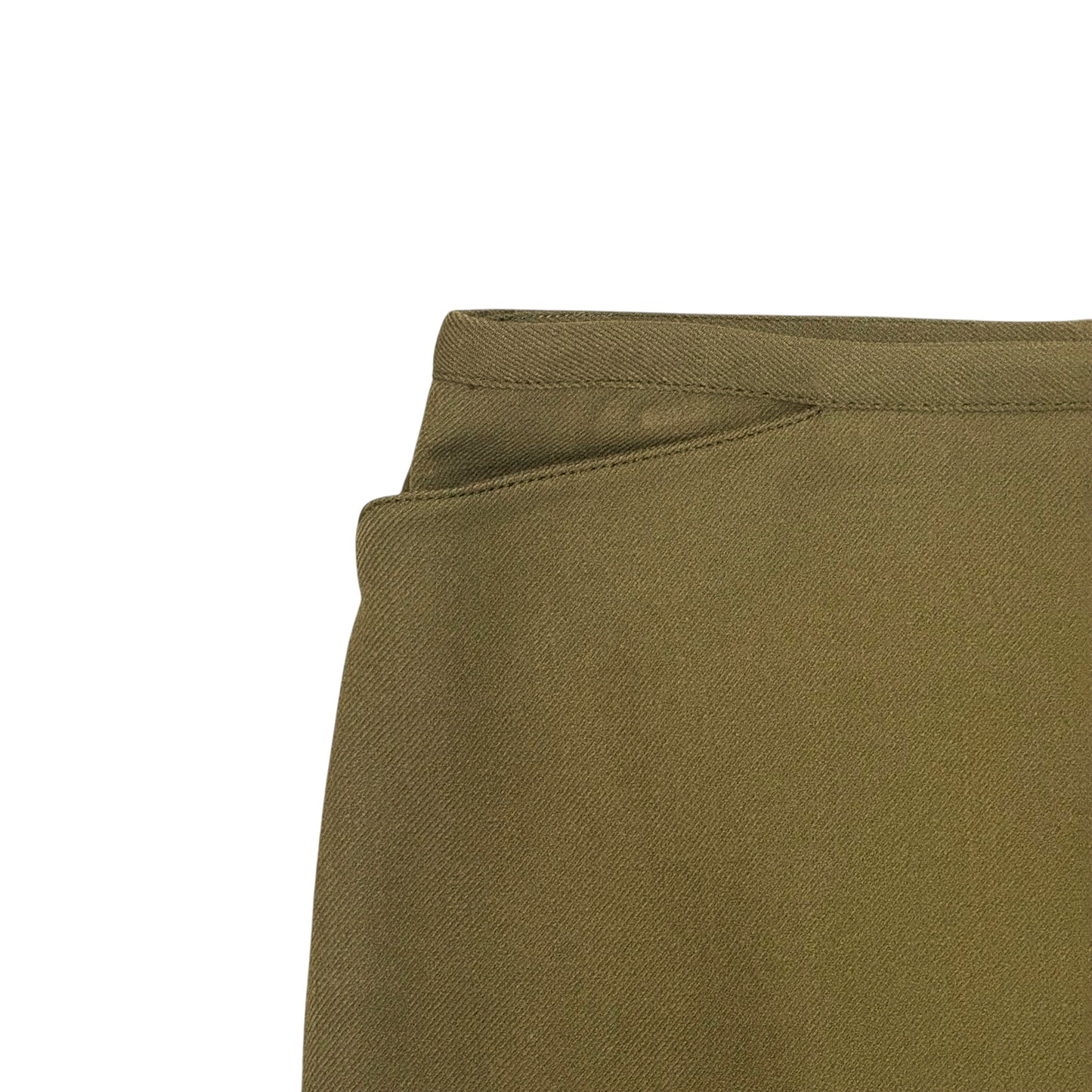 PRADA SPORT KHAKI MIDI SKIRT
