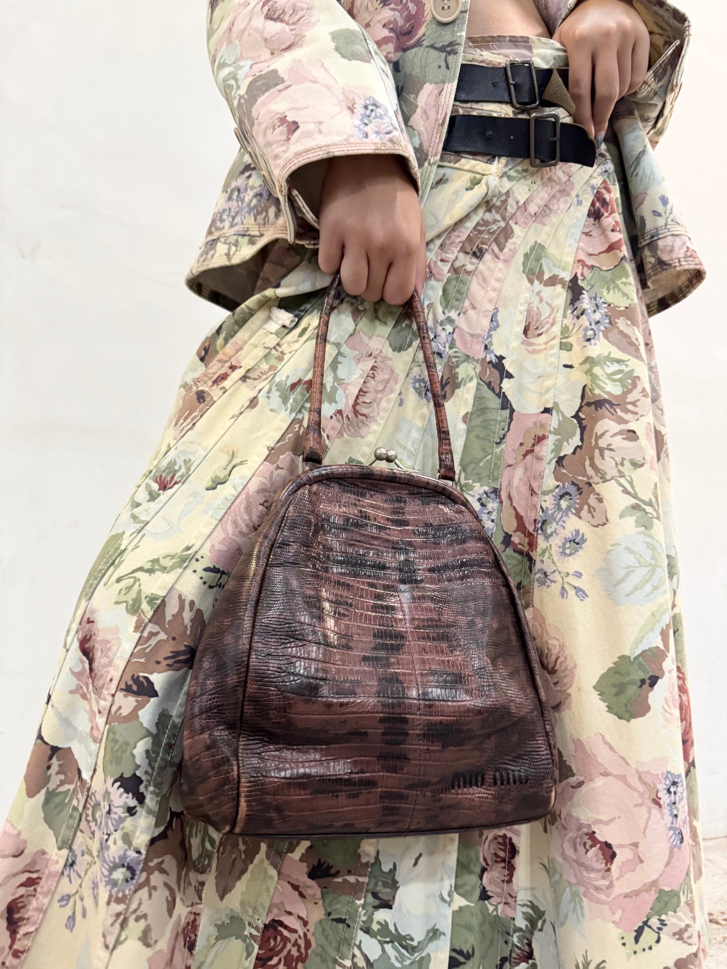 MIU MIU PYTHON HANDBAG