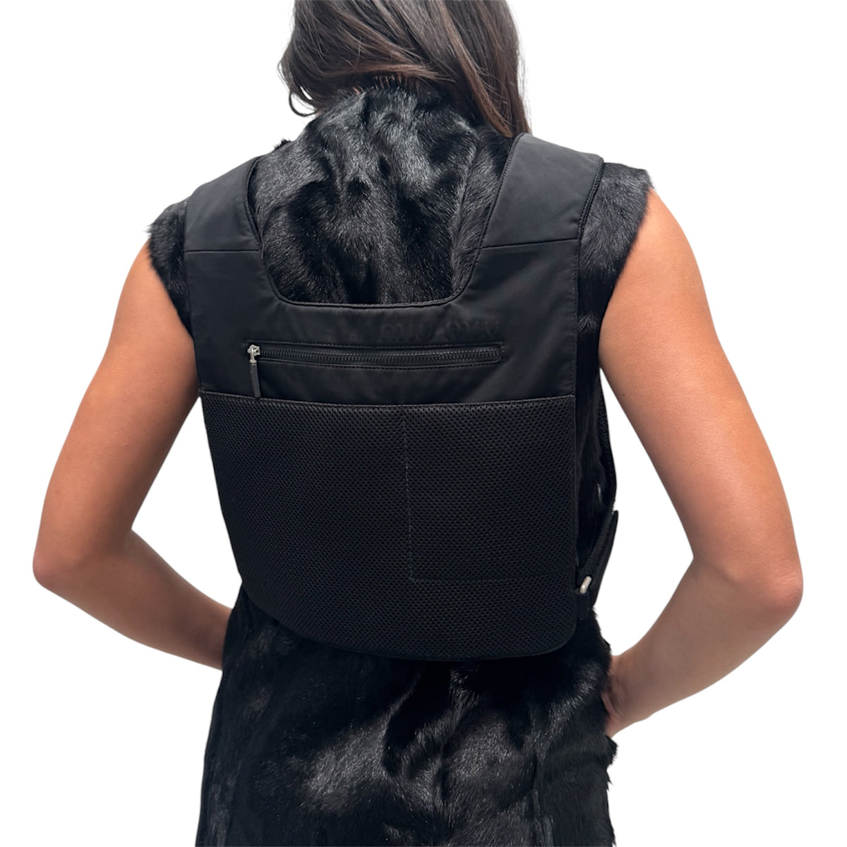 MIU MIU SS1999 BLACK CHEST RIG BACKPACK