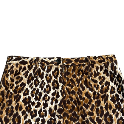 DOLCE &GABBANA LEOPARD PRINT SKIRT