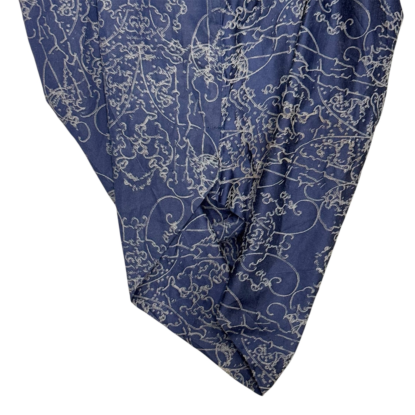 VIVIENNE WESTWOOD ANGLOMANIA NAVY DRAPE SKIRT