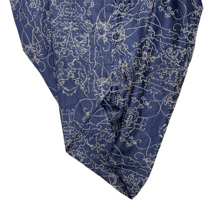 VIVIENNE WESTWOOD ANGLOMANIA NAVY DRAPE SKIRT
