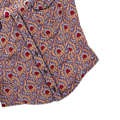 MIU MIU  BUTTONED PATTERNED TOP