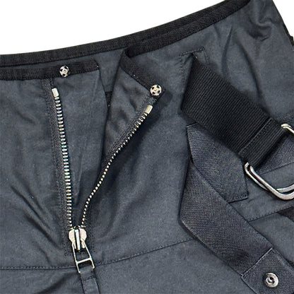 JEAN PAUL GAULTIER DOUBLE BELTS PARACHUTE NYLON PANTS