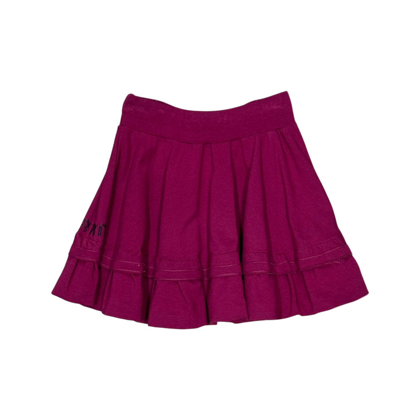 JOHN GALLIANO MAGENTA FLARED SKIRT