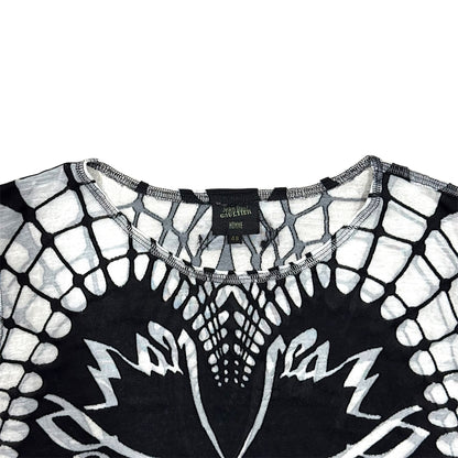 JEAN PAUL GAULTIER BLACK MESH TOP