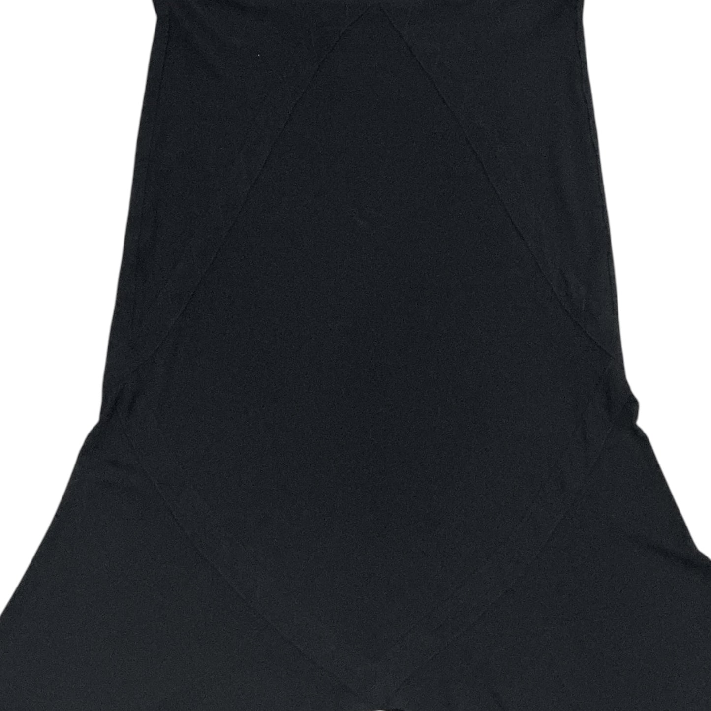 YVES SAINT LAURENT RIVE GAUCHE BLACK ASYMMETRIC SKIRT