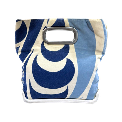 PRADA SPORT BLUE VELVET NEOPRENE HANDBAG