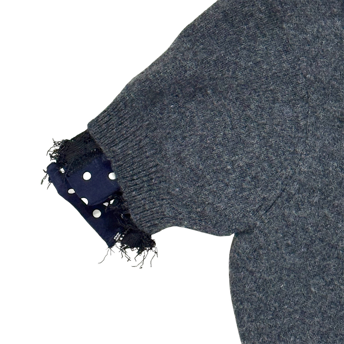 JUNYA WATANABE 2007 POLKA DOT CARDIGAN WRAP DRESS