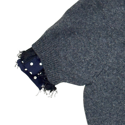 JUNYA WATANABE 2007 POLKA DOT CARDIGAN WRAP DRESS