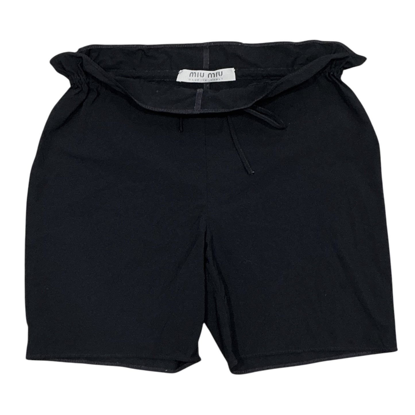 MIU MIU NAVY BOW TIES SHORTS