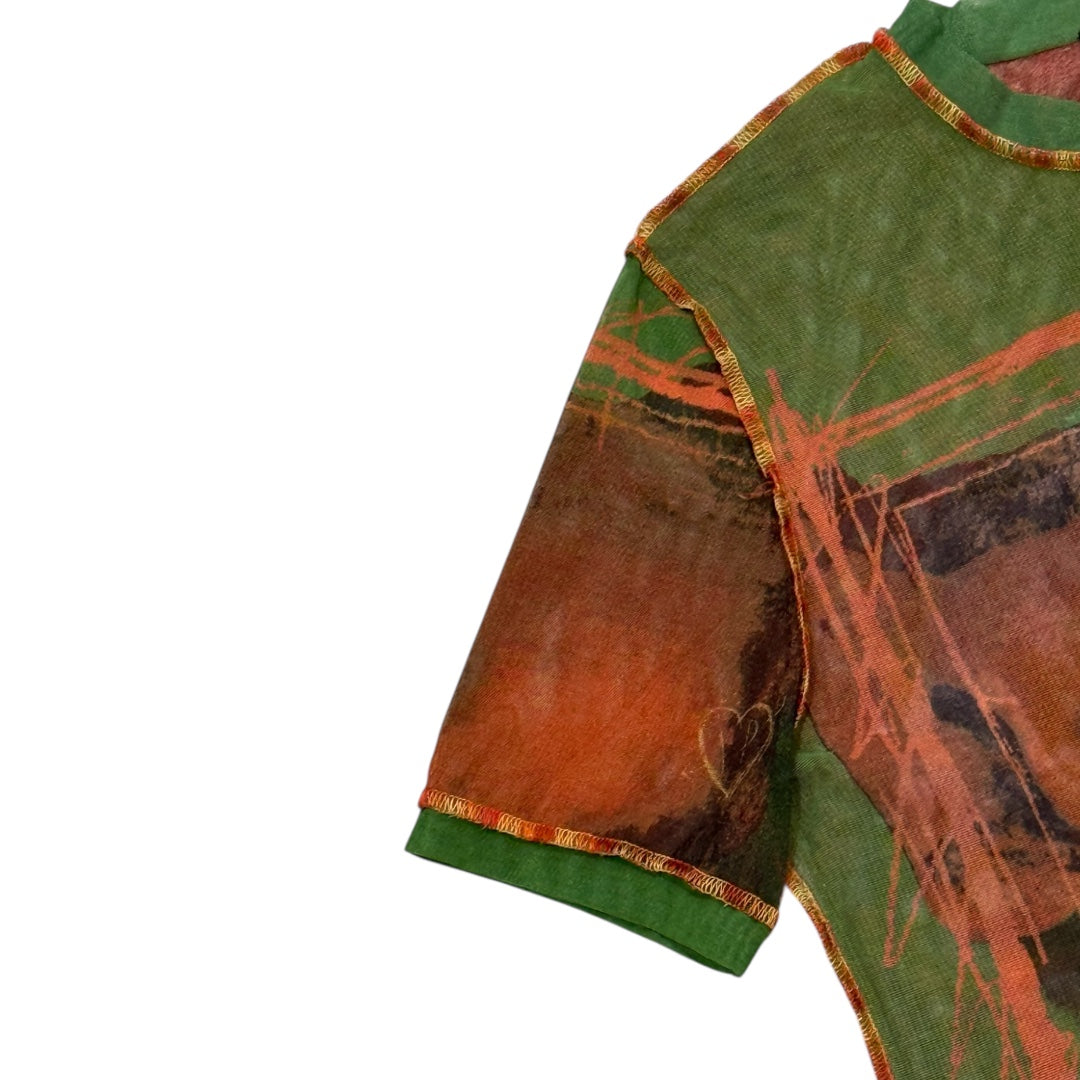 JEAN PAUL GAULTIER SS1999 VENUS DE MILO MESH TOP