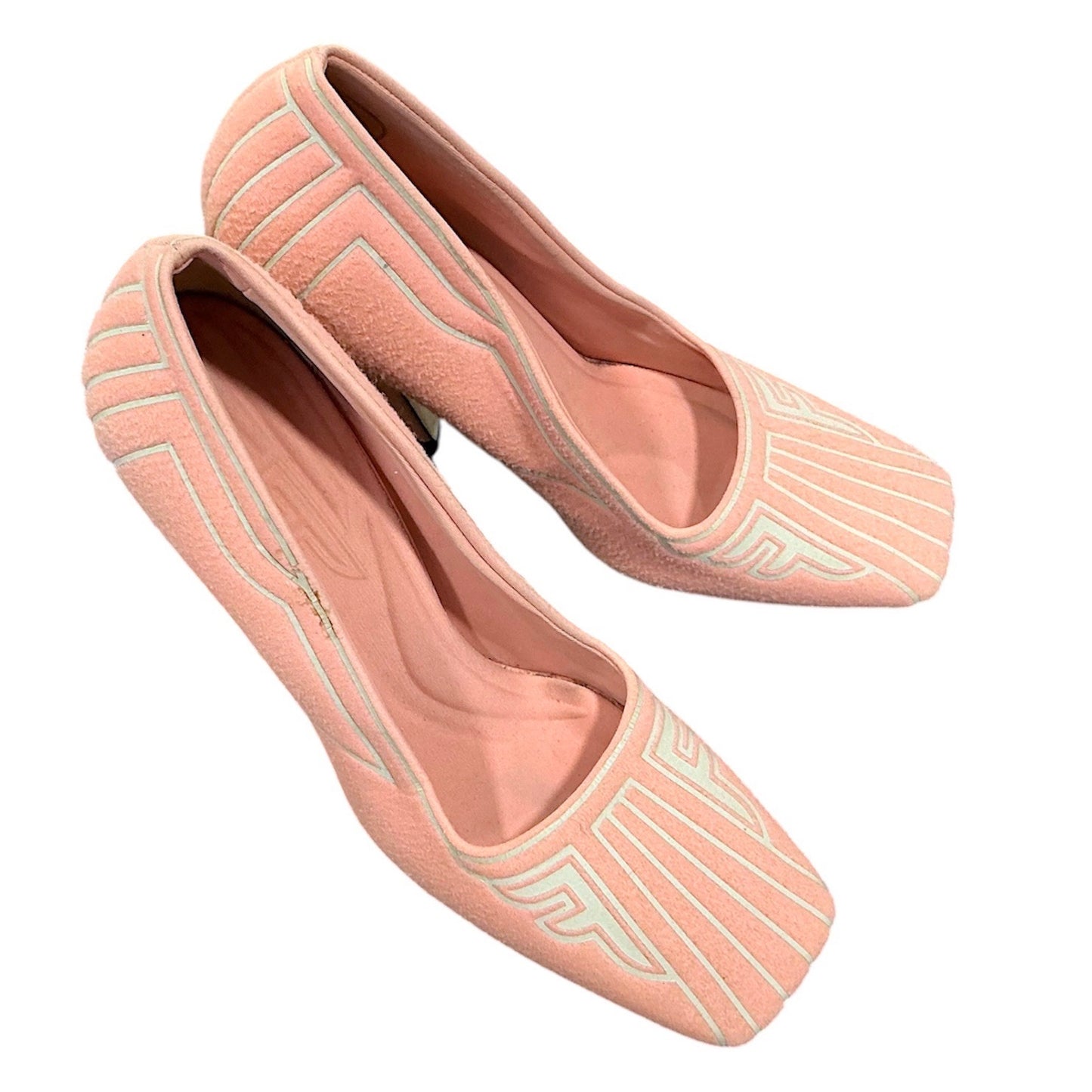 FENDI PINK NEOPRENE PUMPS