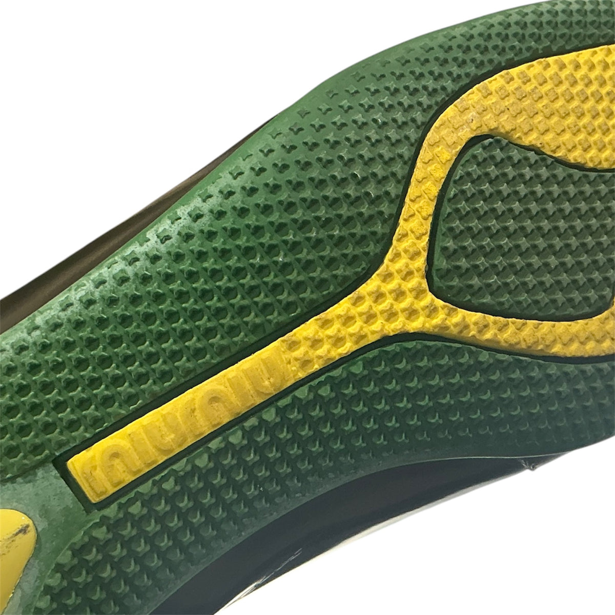 MIU MIU FW1999 GREEN RUBBER SOLE KITTEN HEELS PUMPS