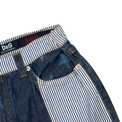 DOLCE & GABBANA PATCHWORK JEANS