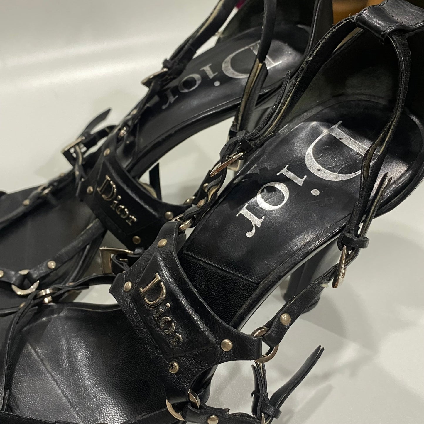 Dior x Galliano 'Bondage'  Heels