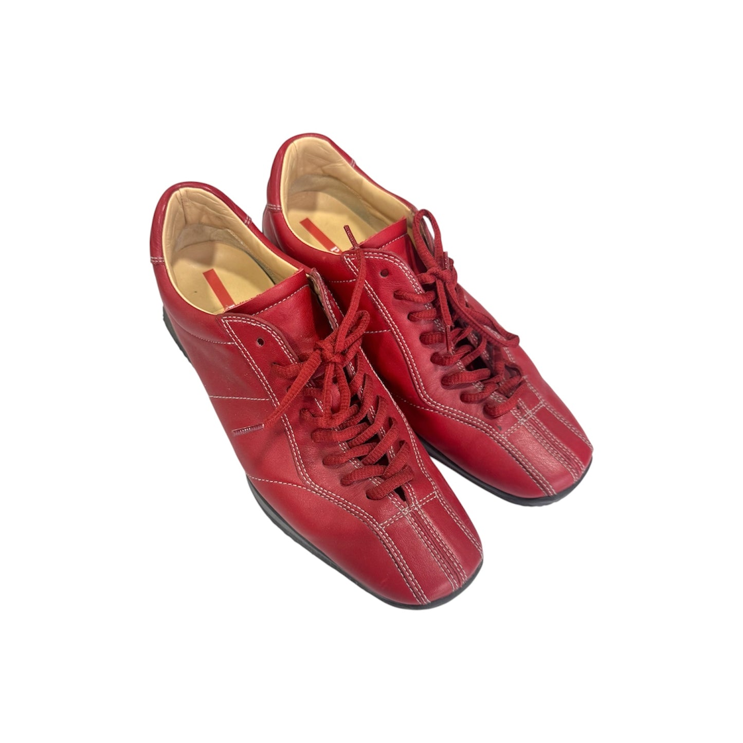 PRADA RED SNEAKERS