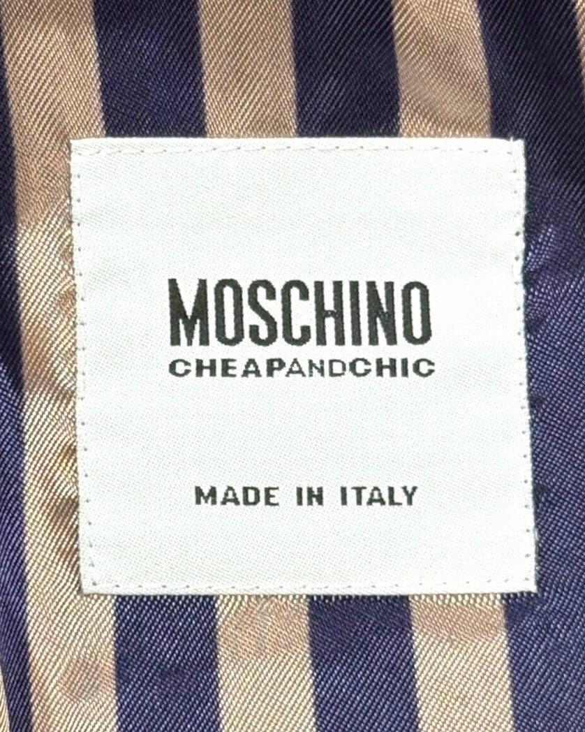 MOSCHINO PURPLE CROPPED BOLERO JACKET