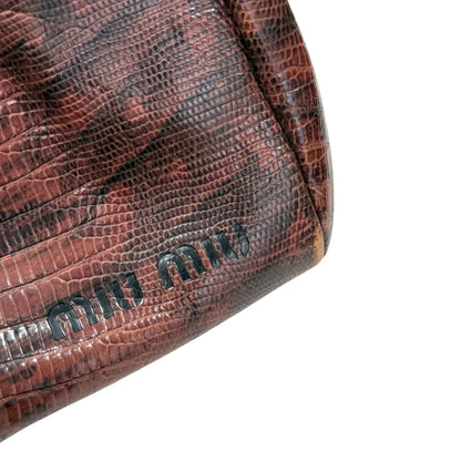 MIU MIU PYTHON HANDBAG