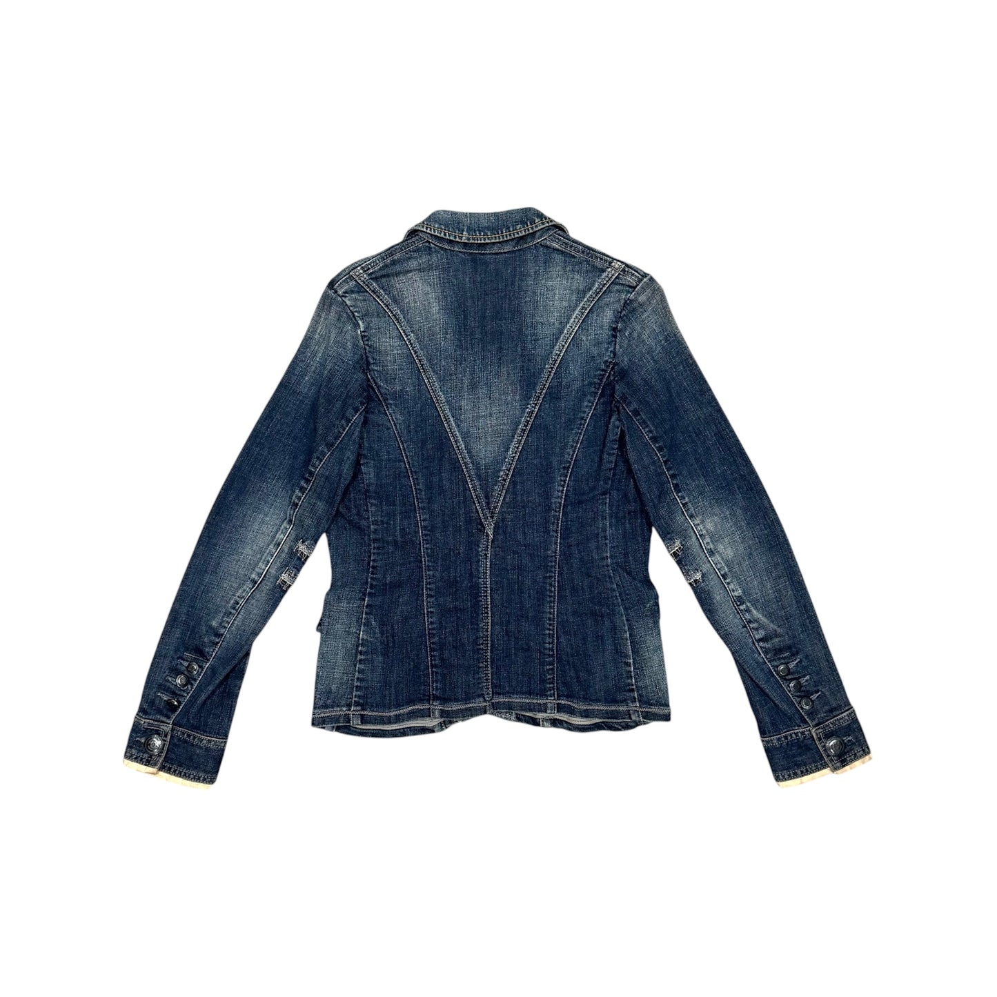MARITHE FRANCOIS GIRBAUD DENIM BLAZER