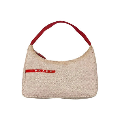 P R A D A SPORT RED HOBO BAG