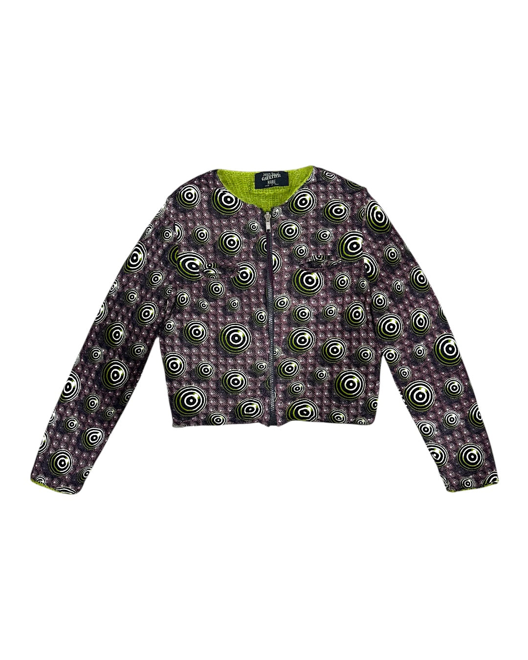 JEAN PAUL GAULTIER FW1996 PSYCHEDELIC PATTERN KNIT JACKET