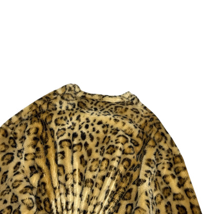 EMPORIO ARMANI LEOPARD FUR PRINTS JACKET
