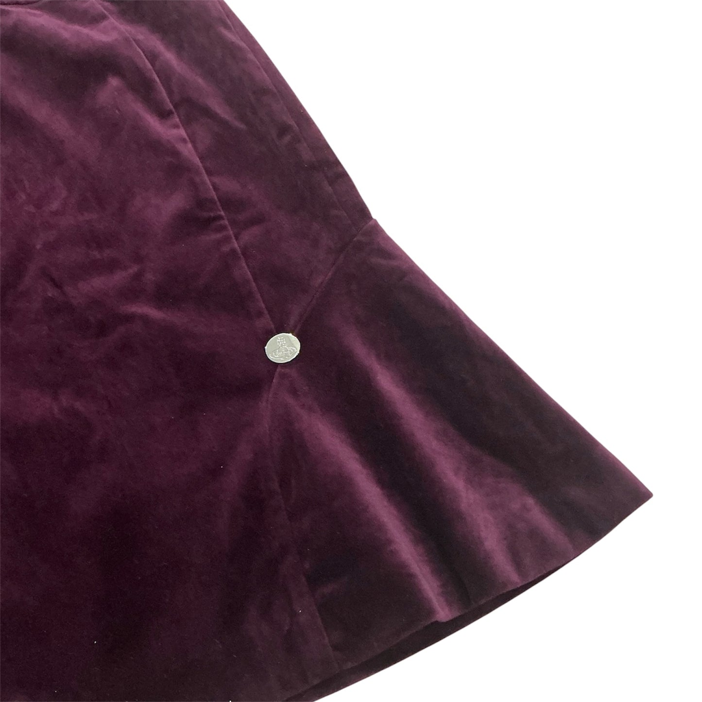 VIVIENNE WESTWOOD PURPLE VELVET SKIRT