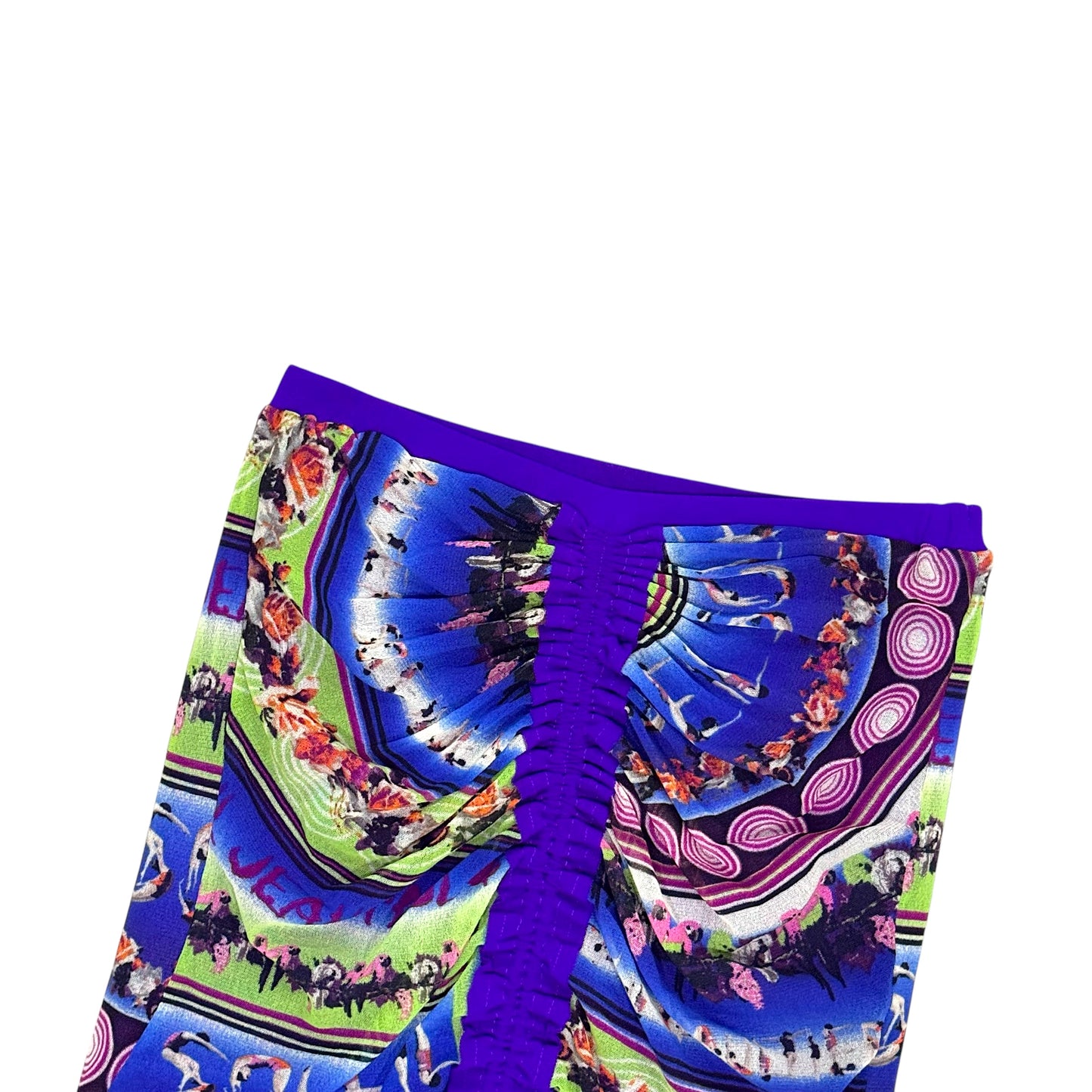 JEAN PAUL GAULTIER 1995 PURPLE SOLEIL MESH SET