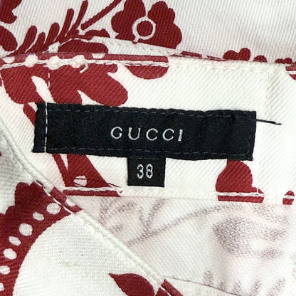 GUCCI BY TOM FORD FLORAL PRINT FLARED JEANS