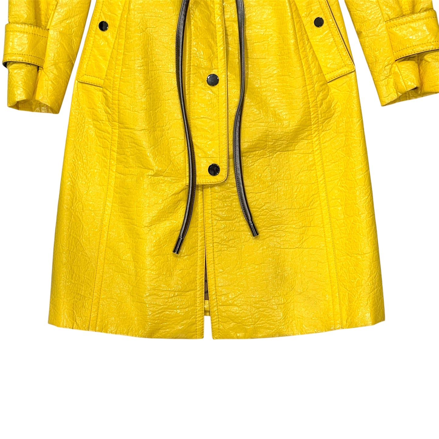 DOLCE & GABBANA 2000S YELLOW TRENCH COAT