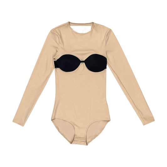 MAISON MARGIELA X H&M BLACK BRA BODYSUIT