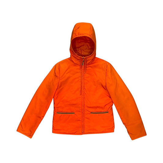 MIU MIU S/S 2000 ORANGE NYLON JACKET