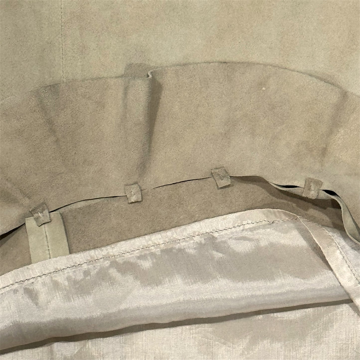 PRADA PANEL SUEDE SKIRT