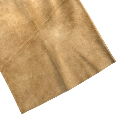 GUCCI CAMEL SUEDE SKIRT